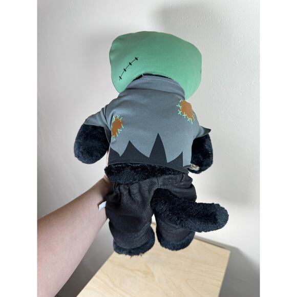 Build A Bear Midnight Sparkle Cat Black Orange Stuffed Animal Plush Halloween - Picture 3 of 10